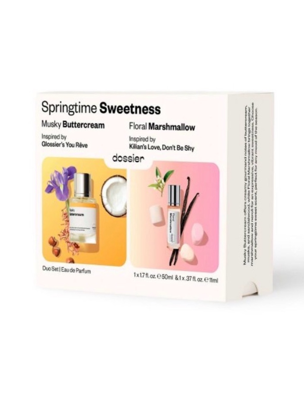Dossier Springtime Sweetness Perfume Duo Set - 2pc